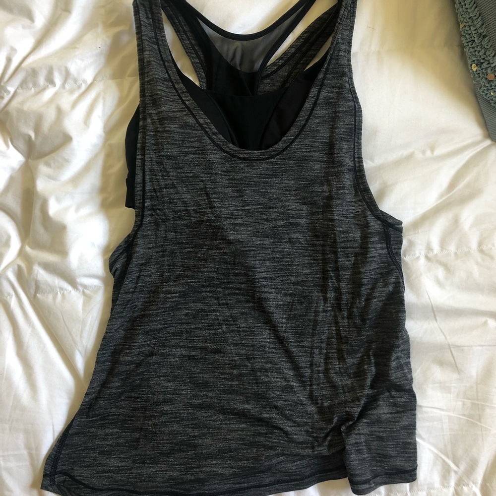 Gray lululemon tank